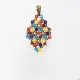 Symphony - Xochitl Rhombus S-Yellow Organza - 1